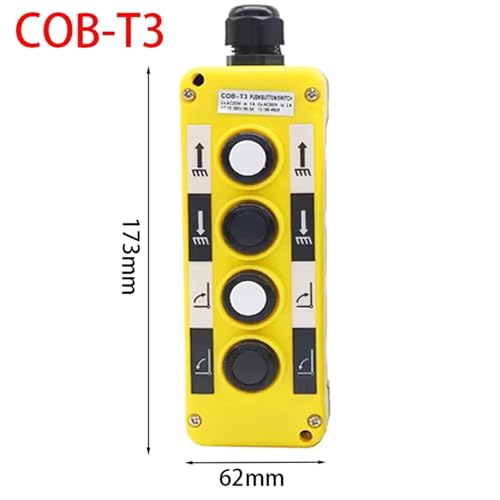 Interruptor COB-T3 de botón para elevación de puerta trasera de camión 2