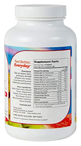 Zahler Kidsactive, Kids Chewable Concentration Formula, All Natural Children’s Supplement Supporting Focus And Attention, Certified Kosher, 180 Fruit Punch Flavored Tablets #TOP1