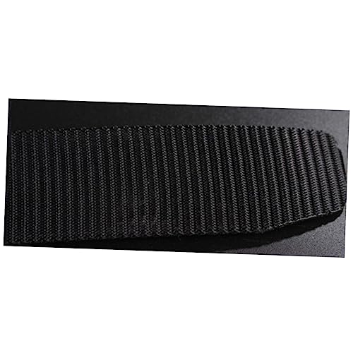 Men's Canvas Web Belt Adjustable Nylon Belt Plastic Buckle for Casual and Outdoor Use Airport-Friendly Style Black4