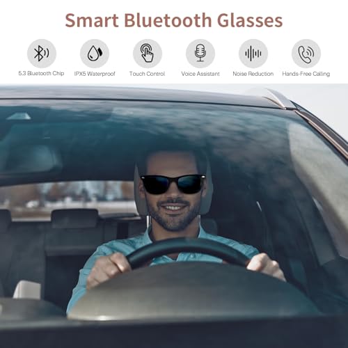 Image of Smart Glasses for Men Women, Smart Sunglasses for Outdoor Sports