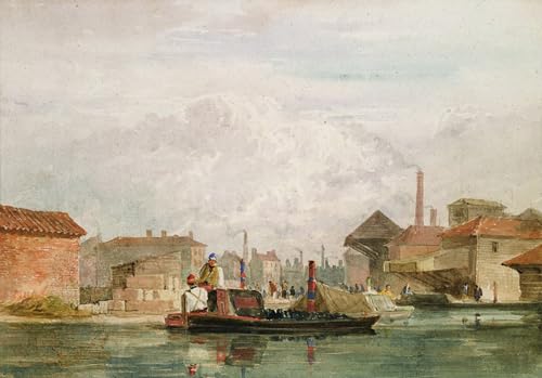 Toile Birmingham de David Cox grand format pour sublimer un bureau
