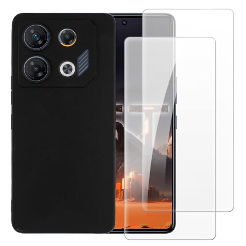 Shantime �P�[�X�{2�����苭���K���X�Z�b�g Infinix GT 10 Pro 5G �Ƃ̌݊������� �ϏՌ��J�o�[���S�ʕی�X�N���[���v���e�N�^�[(�u���b�N)