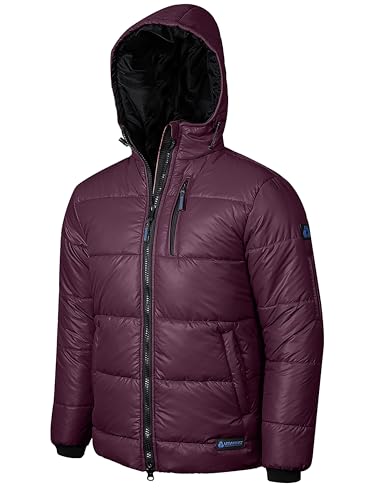 Image of URBAN BUCK Packable Puffer Jacket for Men Lightweight Winter Windproof & Water Repellent Hiking Jackets
