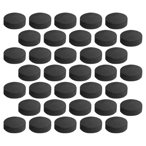jojofuny 70 Pastillas de Carbón Vegetal para Barbacoa Portátil Carbón para Parrilla y Estufa Fácil Encendido sin Humo Tamaño 40 MM Adecuado para Cocina al Aire Libre y Camping