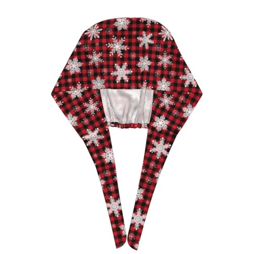 Image of Working Cap Scrub Cap with Sweatband Adjustable Unisex Women Tie Back Hat Nurse Surgical Caps