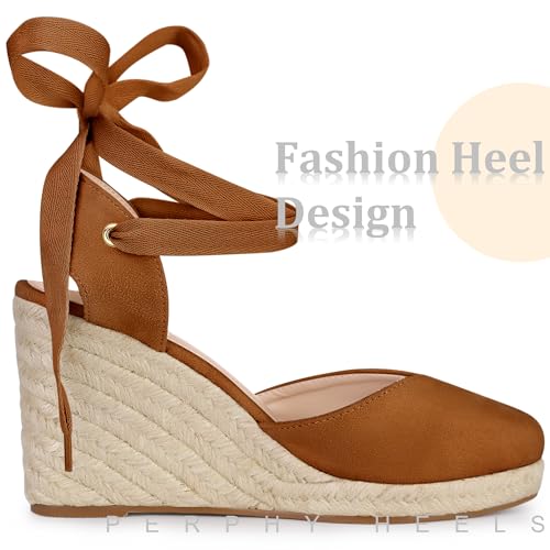 Perphy Espadrille Platform Wedge Heel Lace Up Sandals for Women4