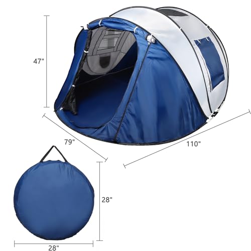 Treefox Carpa de Camping Pop-up para 2-4 Personas Fácil de Montar miniatura 2