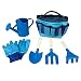 BABOOM BABOOM Childrens Garden Tools Set Includes Child Rake, Tote Bag, Watering Can, Shovel and Trowel - Perfect for Garden Kids