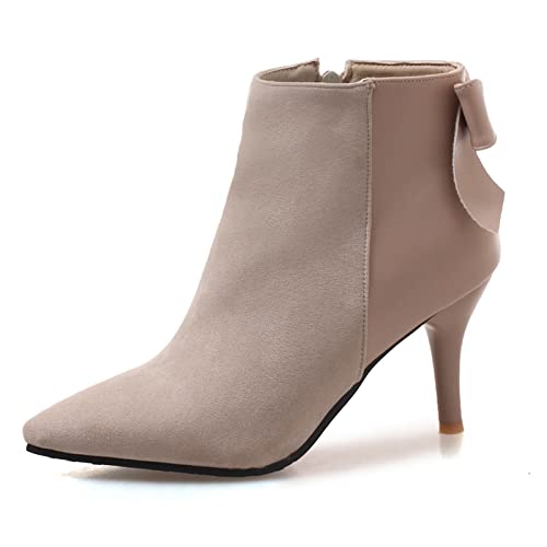 Boots femme hiver talon aiguille fin contre le look terne