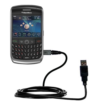 Gomadic Hot Sync and Charge Straight USB Cable for The BlackBerry 8900 – Charge and Data Sync with The Same Cable. Built TipExchange Technology