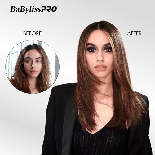 Image of BaBylissPRO Nano Titanium Prima Ionic Hair Straightener - Professional Flat Iron & Curling Iron in One for Stylists, Pro Styling Hair Tool