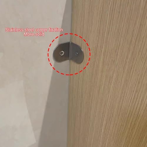 Men's Urinal PartitionFloorMounted Privacy Baffle for Public Restrooms Stainless Steel Corner Code Ideal for Bathrooms Hotels and Commercial Spaces (1 Piece)