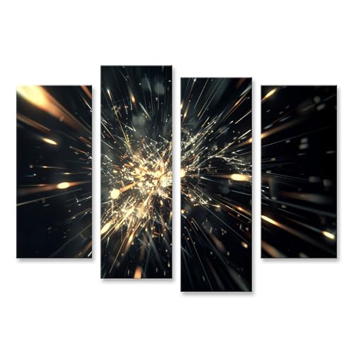 Poster sur toile étincelles lumineuses salon image murale moderne art