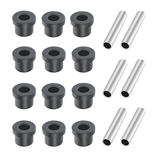 figatia Kit de buchas de molas traseiras para carrinho de golfe TXT com 6X mangas e 12X buchas feita
