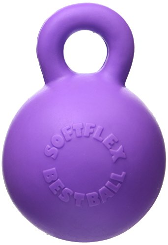 Soft-Flex Gripper Ball Dog Toy, 4.5-inch Purple