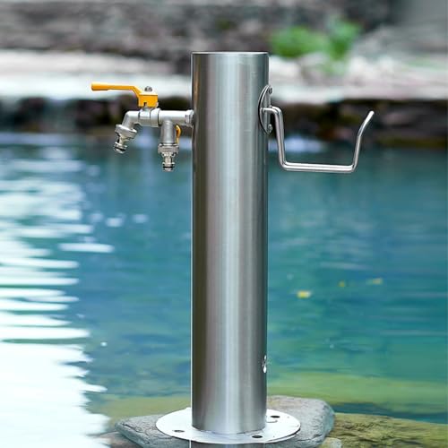 Robinet de jardin extérieur ZR98US colonne d'eau fixe pour en finir avec les tuyaux emmêlés