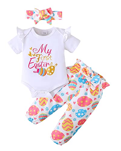 Image of Newborn Baby Girl Clothes Outfits Rompers Pants Set Rabbit Baby Girls' Clothing Cotton Baby Clothes for Girls Gifts Pink Baby Girl Outfits 3-6 Months