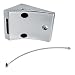The ARC Curved Shower Bar, Stainless Steel