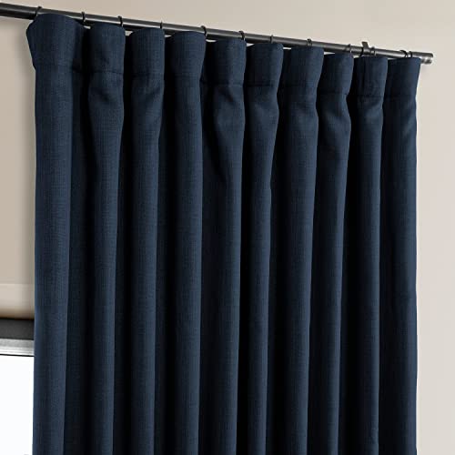 HPD Half Price Drapes Faux Linen Textured Room Darkening Curtains for Bedroom 96 Inches Long (1 Panel) - Image 3