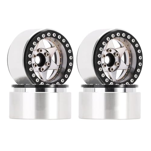 Jante 1.9 Pouces Beadlock Upgrade pour Modifier Crawler RC 1/10 Laiton