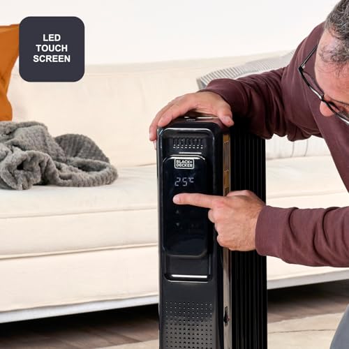 Radiateur à huile 2000 W programmable écran digital - 4