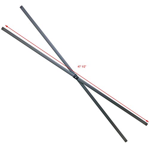 For Quest 12 X 12 Straight Leg Canopy X Truss Bars 47 3/8" Replacement Parts #TOP1