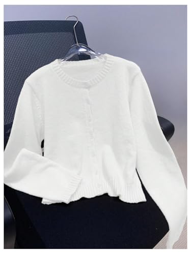 GORGLITTER Women's Button Down Cardigan Sweaters Lightweight Casual Long Sleeve Open Front Knit Sweater Fall Outerwear4