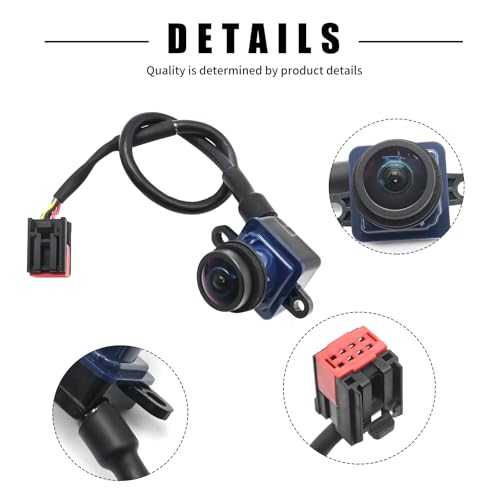 Image of 56054058AG Vehicle Backup Camera, Rear View Backup Camera Replacement for Dodge Charger Chrysler 300 2011-2014, Replaces 4672639AA 56054058AD 56054058AH 56054157AG