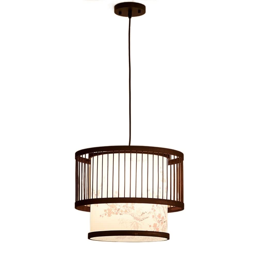 Lampe d'art en bambou pour remplacer un éclairage agressif par une lumière douce zen