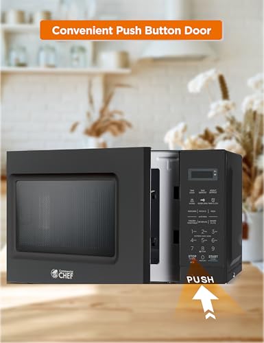 COMMERCIAL-CHEF-07-Cu-Ft-Microwave-with-10-Power-Levels-700W-Microwave-with-Digital-Display-Countertop-Microwave-with-Child-Safety-Door-Lock-Programmable-with-Push-Button-Black