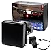 iJDMTOY Dark Smoke Lens LED Tail/Brake Light for Truck SUV Trailer Class 3/4/5 2-Inch Towing Hitch Receiver, Powered by 15 Super Bright Red LED Bulbs