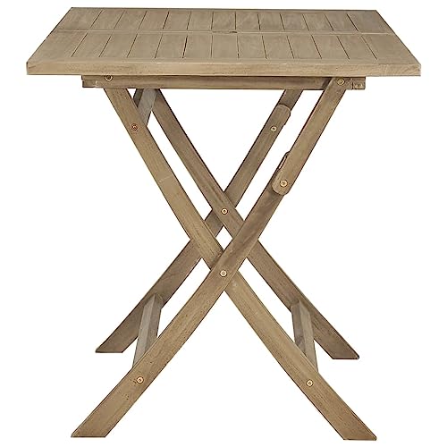 Mesa de teca maciza resistente a la intemperie para exterior 5