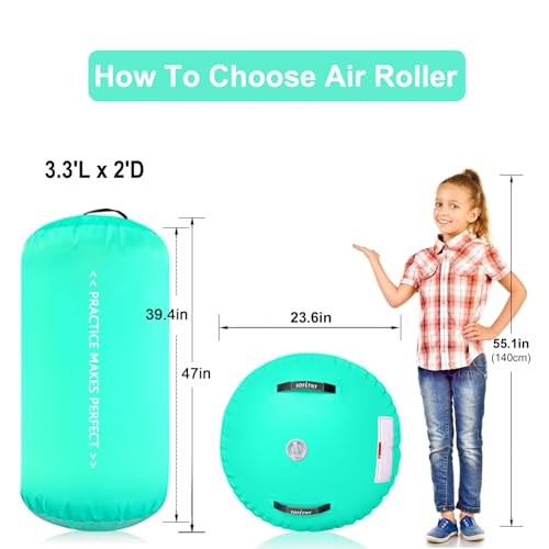 VOFiTNY Air Mat Tumble Track Springboard Inflatable Pump with 4 Nozzles 110-120V AC