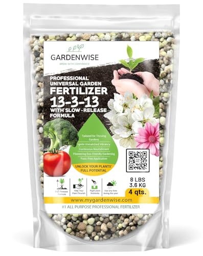 Image of Gardenwise Professional Universal Garden Fertilizer 13-3-13 with Slow-Release Formula (4 QUARTS)