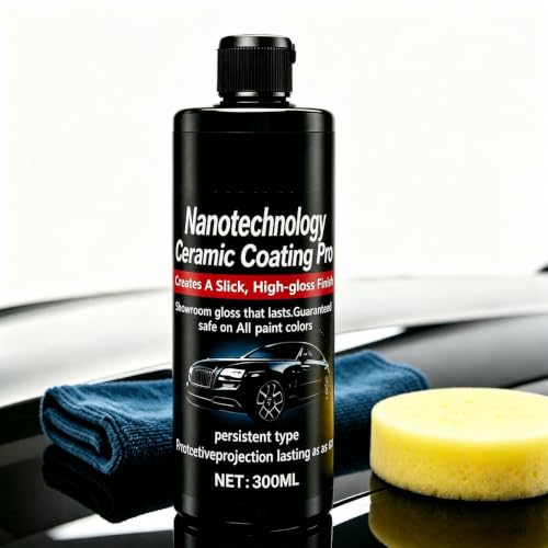 300ml 3-in-1 High Protection Quick Ceramic Coating Spray, Nanotechnology Quick Ceramic CoatingPro, NanoCeramic Coating for Cars, Easy Apply, Long-Lasting Shine & Protection,1pcs