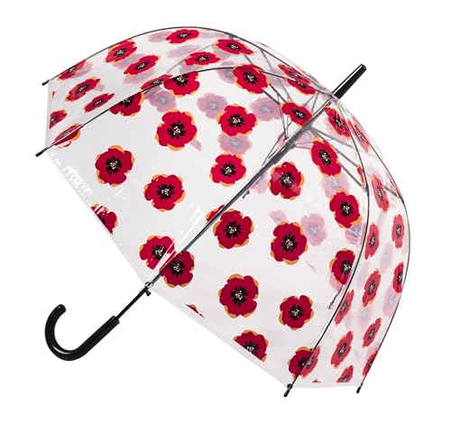 Soake Parapluie Cloche Transparent Fleurs
