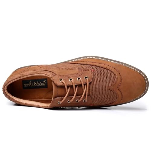 Image of Arkbird Mens Dress Shoes, Lace Up Leather Oxford