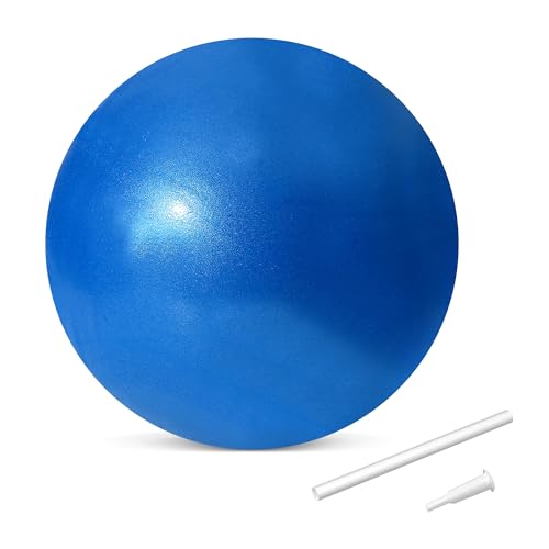 TRIXES blauer Pilates-Ball Übung Gymnastikball aus PVC-Schaum Yoga Workout Gym Übung - one size