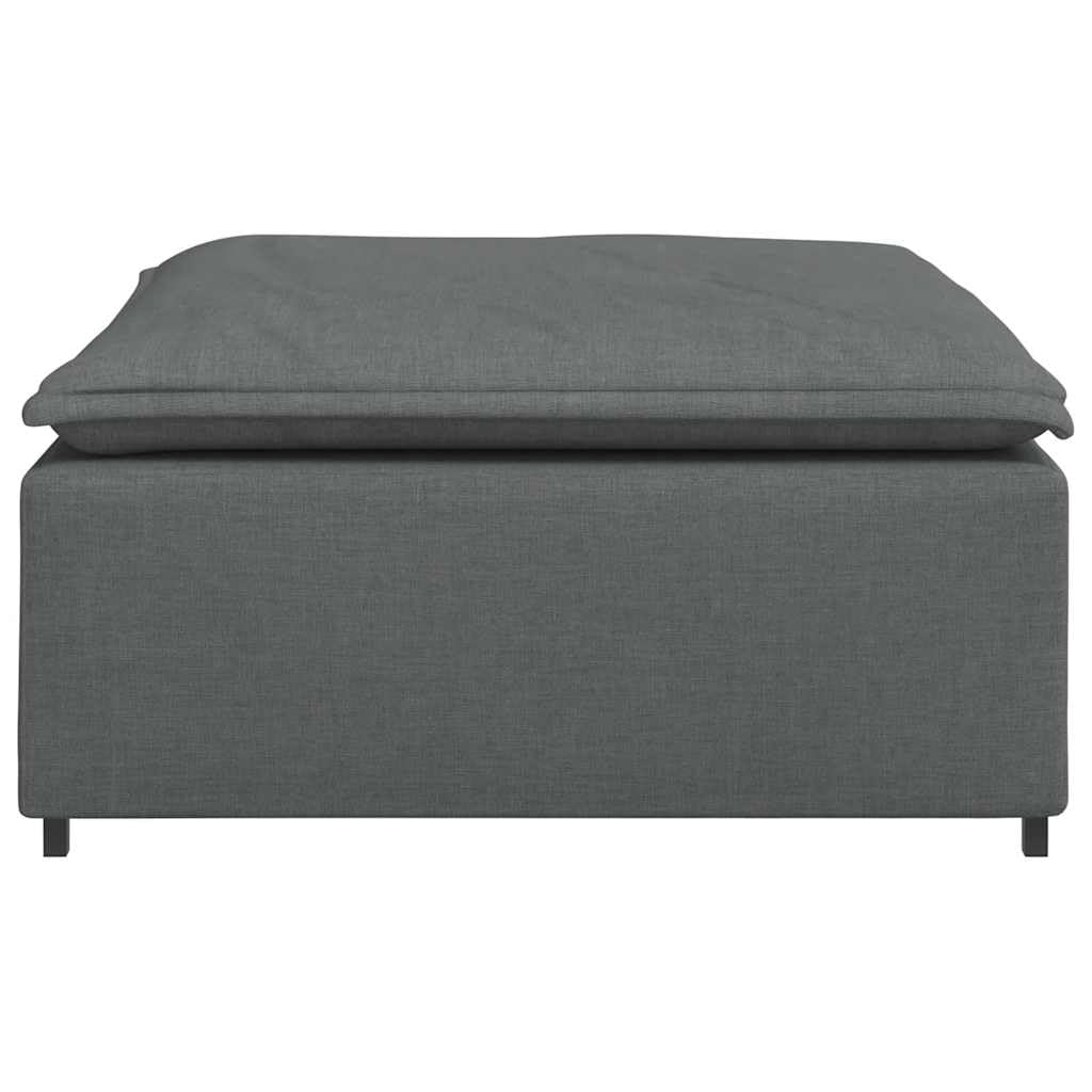 Homgoday Sofá Modular con reposapiés, módulo Gris Oscuro, 100x100x48 cm Sofá Moderno para Sala de Estar/Dormitorio/Oficina, Fácil Montaje Sofá Pequeño