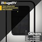 BougeRV RV Door Shade Cover, Foldable RV Sun Shade Windshield Blackout Shower Curtains Coverage RV Accessories Fits for… - Image 5