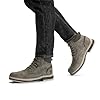 Men's Hiking Boots Casual Chukka Boots Water-Resistant Work Ankle Boots for Men Grey Size 10-10.5 #3
