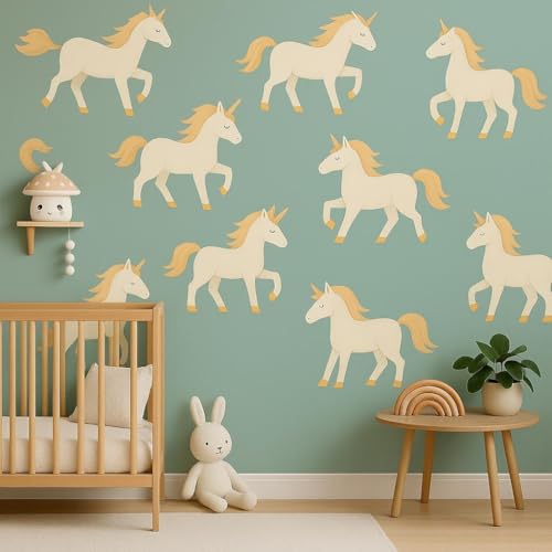 Vinilo Decorativo Unicornio Reutilizable Adhesivo para Pared miniatura 3