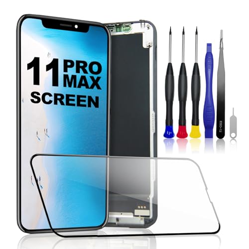Écran pour iPhone 11 Pro Max LCD compatible A2161 A2220 vitre tactile de rechange