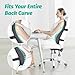Dreamer Car High Back Support for Office Chair Fully Support Entire Back for Comfort,Pain Relief and Posture Improved- Memory Foam Lumbar Support Pillow for Office Chair,Recliner