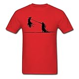 LoveTS Customize Men's Cloud Vs Sephiroth T-Shirts red Small