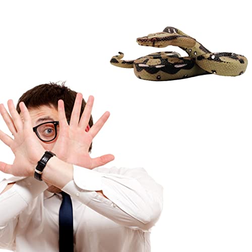 Higherbros Gag Props Snake Action Figures Halloween Decorations Wildlife Figurines Scary Prank Toys, Party Supplies, Garden Decoration For Kids #TOP6