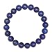 BRCbeads Gemstone Bracelets Blue Lapis Enhance Color Natural Gemstone Birthstone Handmade Healing Power Crystal Beads Elastic Stretch 10mm 7.5 Inch with Gift Box Unisex