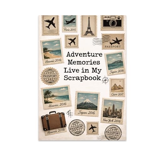 Travel Enthusiast Poster Print - Adventure Memories Live in My