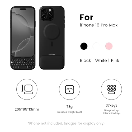 Étui de clavier Akko MetaKey pour iPhone 16 Pro Max rose saisie précise - 6