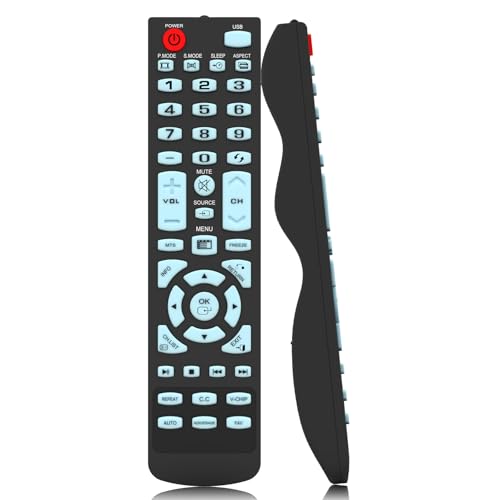 Universal Remote Control Element TV Compatible with All Element LCD LED TV - No Programming Required
